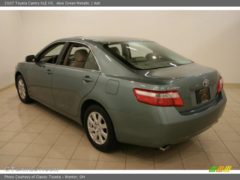 Aloe Green Metallic / Ash 2007 Toyota Camry XLE V6