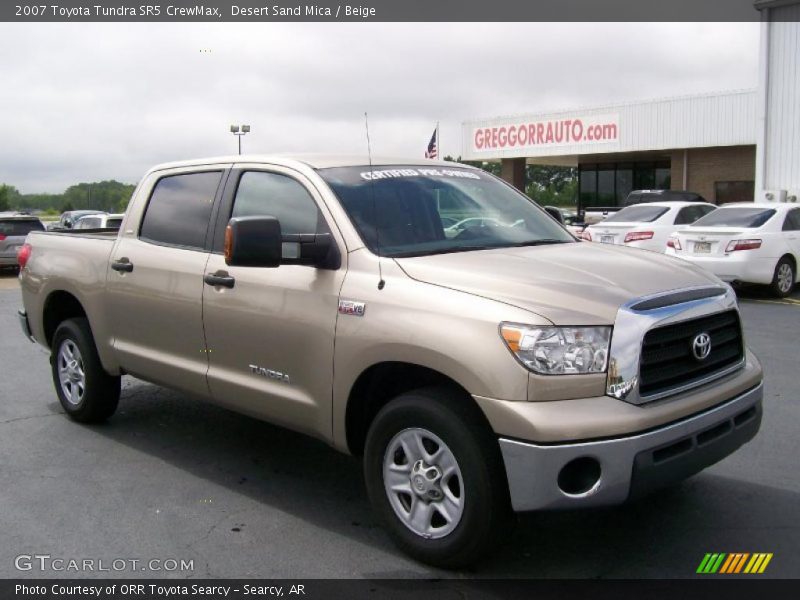 Desert Sand Mica / Beige 2007 Toyota Tundra SR5 CrewMax