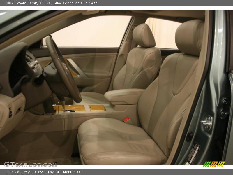 Aloe Green Metallic / Ash 2007 Toyota Camry XLE V6