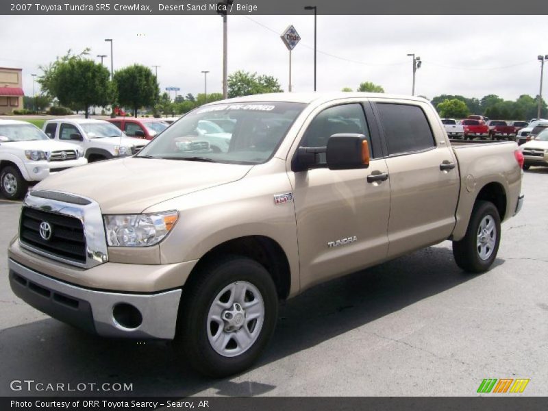 Desert Sand Mica / Beige 2007 Toyota Tundra SR5 CrewMax