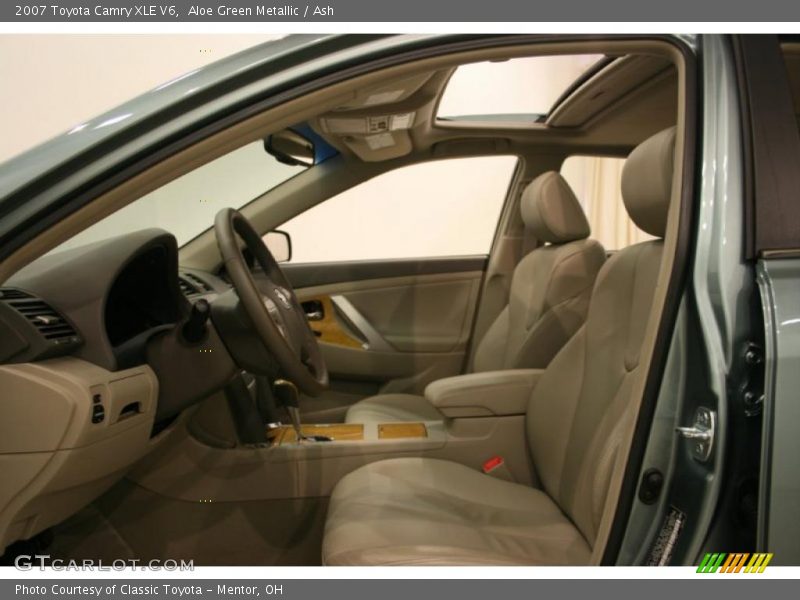 Aloe Green Metallic / Ash 2007 Toyota Camry XLE V6
