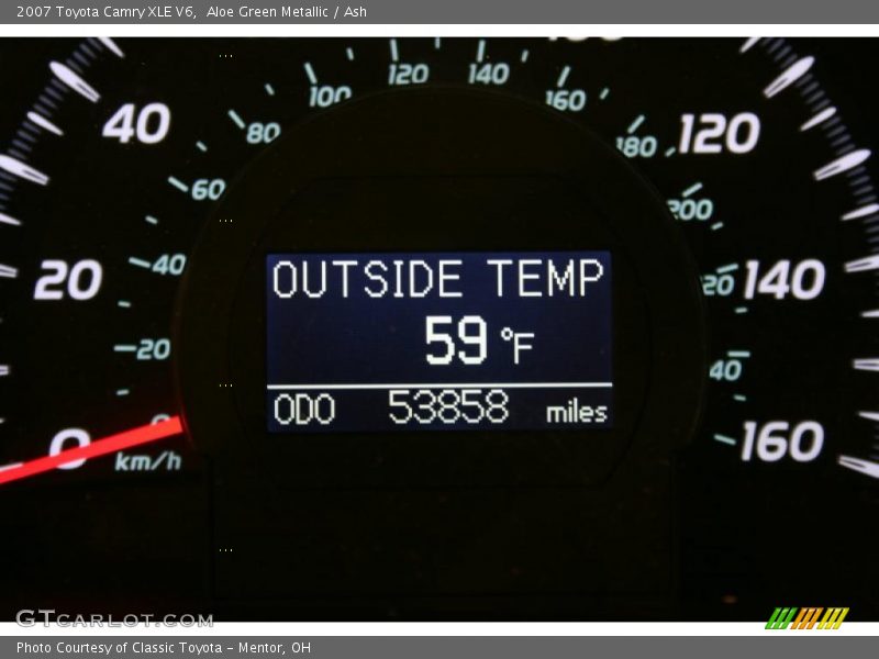 Aloe Green Metallic / Ash 2007 Toyota Camry XLE V6