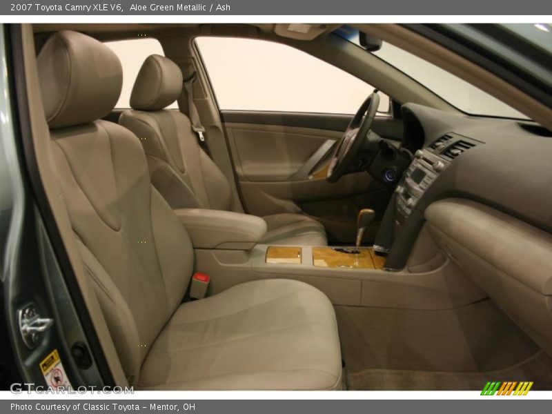 Aloe Green Metallic / Ash 2007 Toyota Camry XLE V6