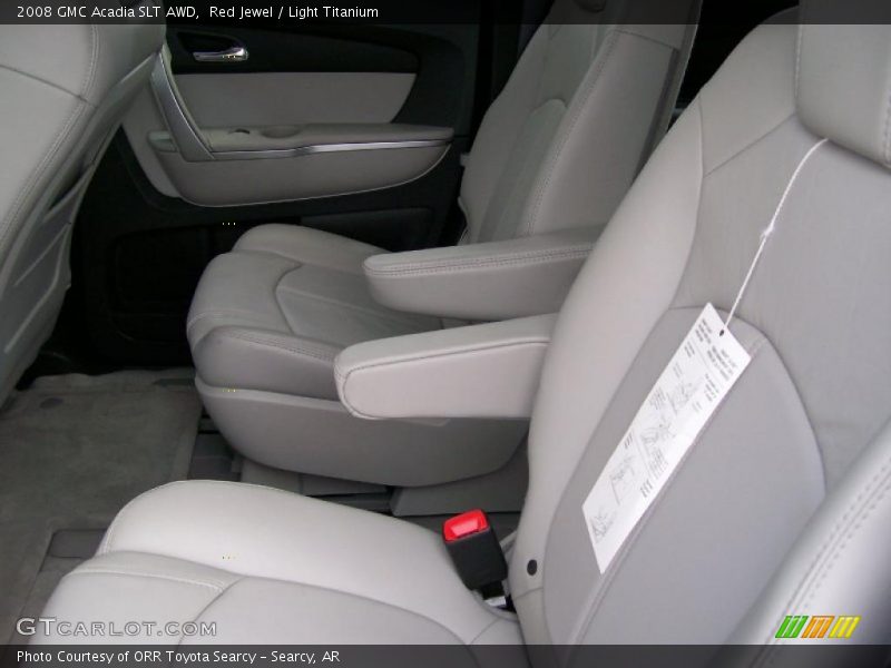 Red Jewel / Light Titanium 2008 GMC Acadia SLT AWD