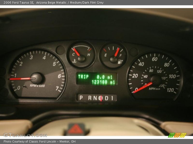 Arizona Beige Metallic / Medium/Dark Flint Grey 2006 Ford Taurus SE