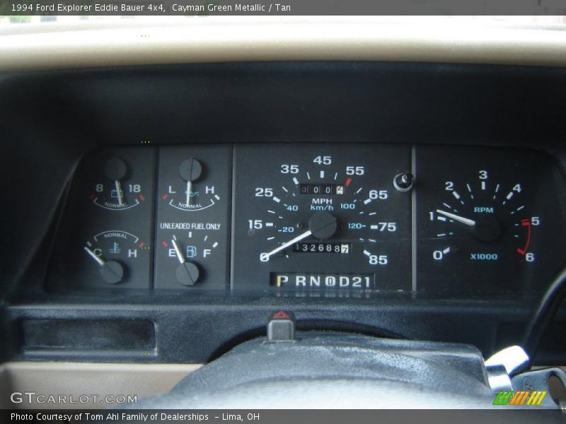 Cayman Green Metallic / Tan 1994 Ford Explorer Eddie Bauer 4x4