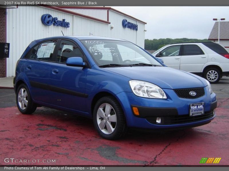 Sapphire Blue / Black 2007 Kia Rio Rio5 SX Hatchback