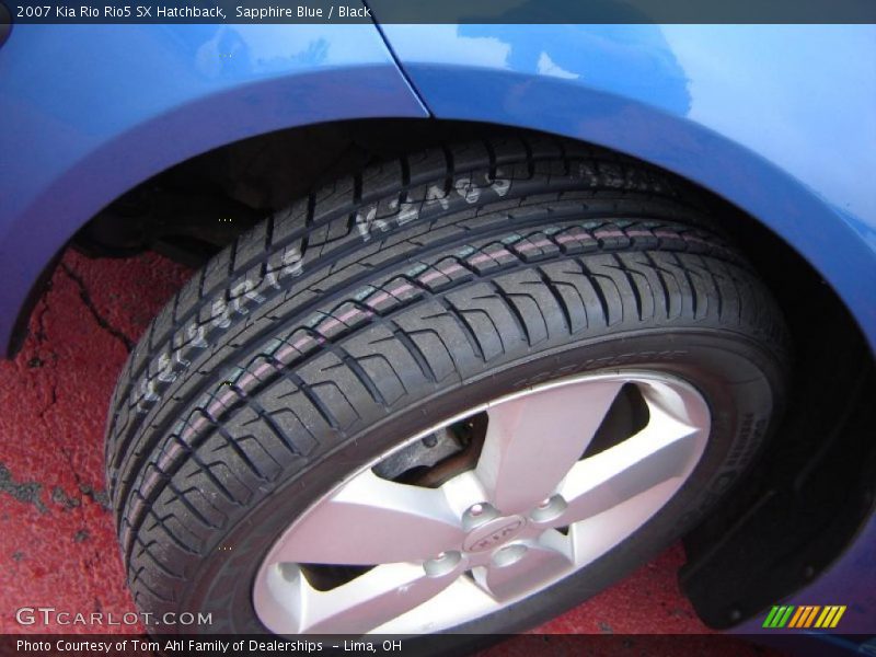 Sapphire Blue / Black 2007 Kia Rio Rio5 SX Hatchback