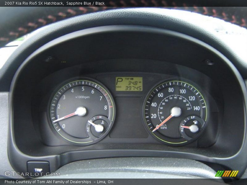 Sapphire Blue / Black 2007 Kia Rio Rio5 SX Hatchback