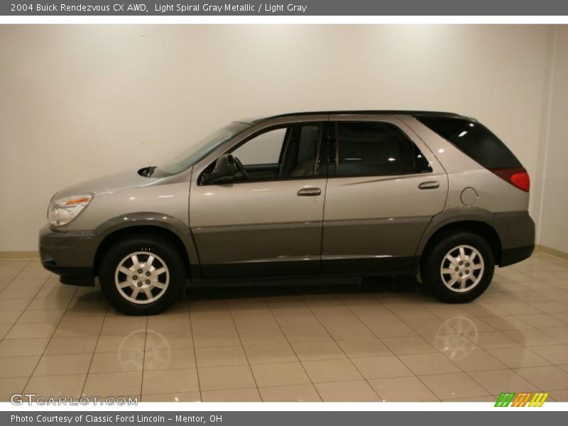 Light Spiral Gray Metallic / Light Gray 2004 Buick Rendezvous CX AWD