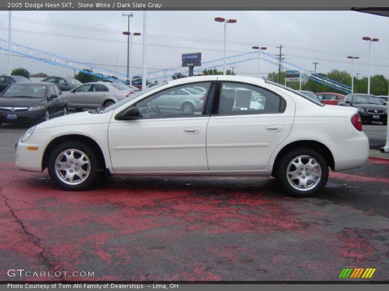 Stone White / Dark Slate Gray 2005 Dodge Neon SXT