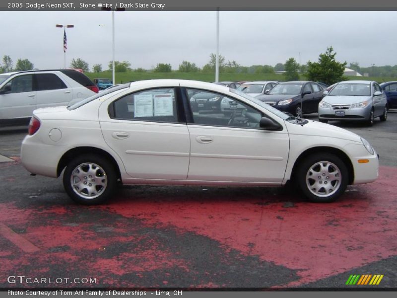 Stone White / Dark Slate Gray 2005 Dodge Neon SXT