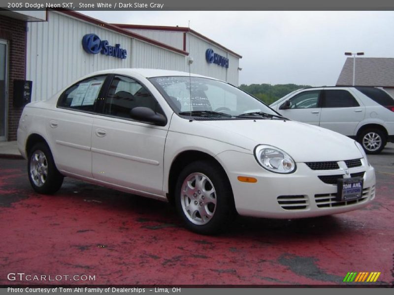 Stone White / Dark Slate Gray 2005 Dodge Neon SXT