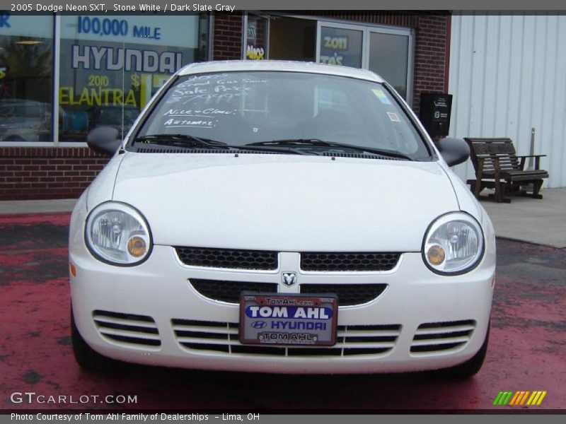 Stone White / Dark Slate Gray 2005 Dodge Neon SXT