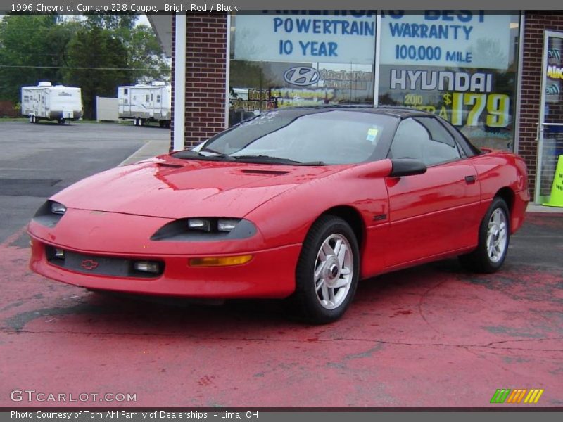 Bright Red / Black 1996 Chevrolet Camaro Z28 Coupe