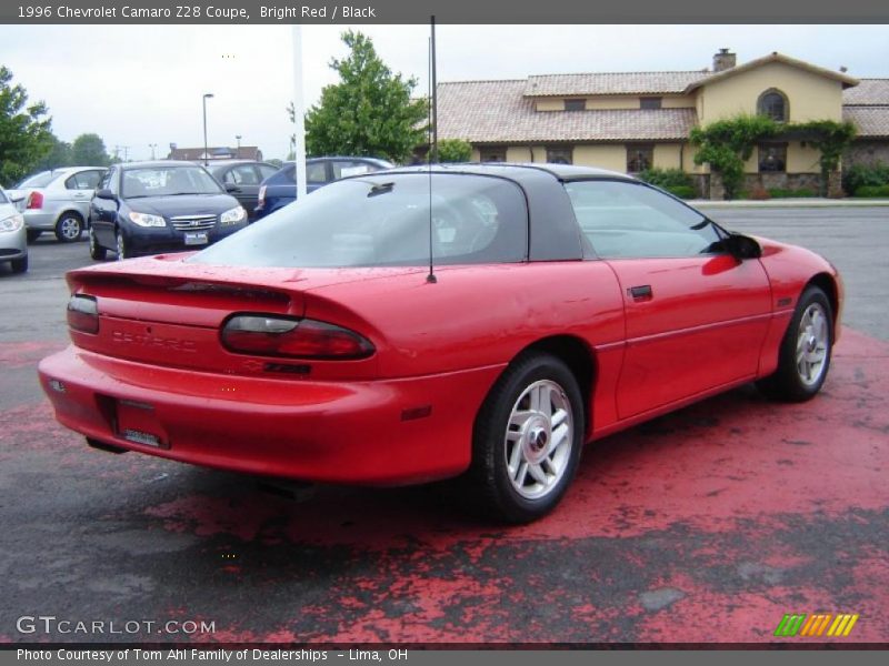 Bright Red / Black 1996 Chevrolet Camaro Z28 Coupe