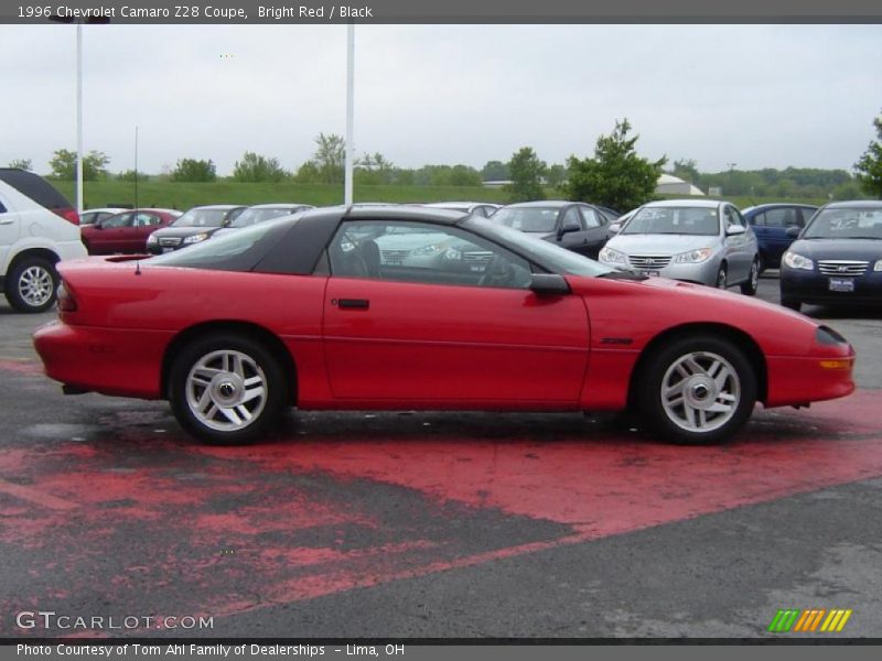 Bright Red / Black 1996 Chevrolet Camaro Z28 Coupe