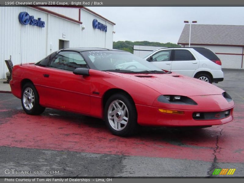 Bright Red / Black 1996 Chevrolet Camaro Z28 Coupe