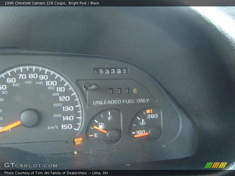 Bright Red / Black 1996 Chevrolet Camaro Z28 Coupe