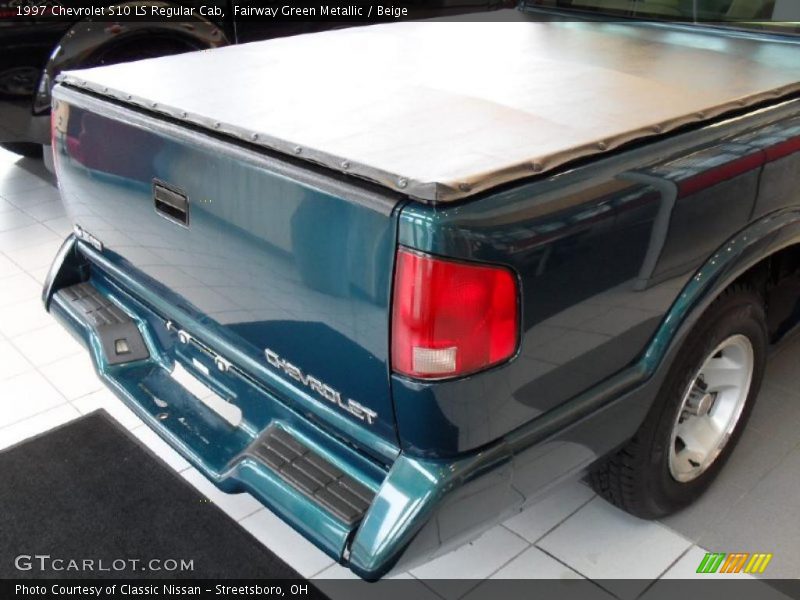 Fairway Green Metallic / Beige 1997 Chevrolet S10 LS Regular Cab