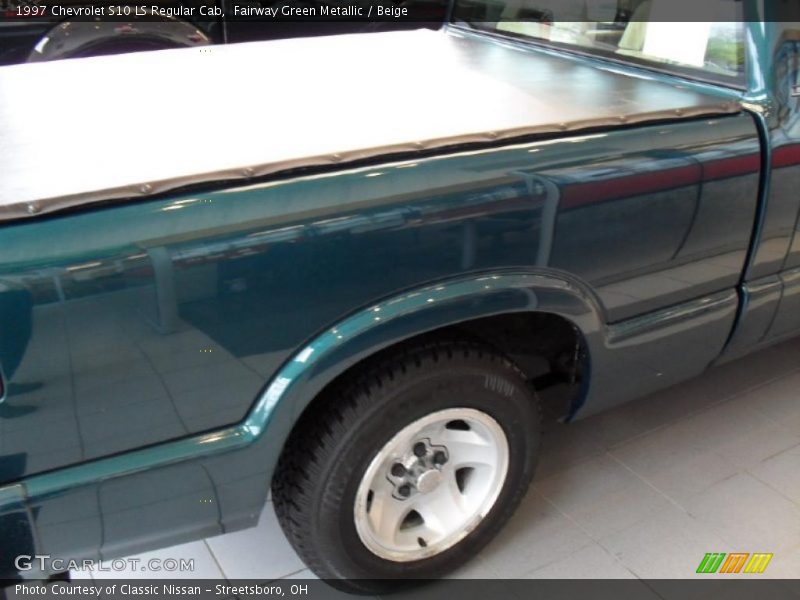 Fairway Green Metallic / Beige 1997 Chevrolet S10 LS Regular Cab