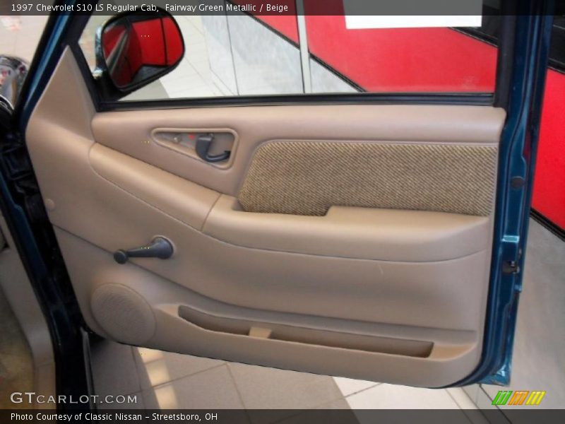 Fairway Green Metallic / Beige 1997 Chevrolet S10 LS Regular Cab