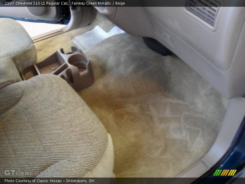 Fairway Green Metallic / Beige 1997 Chevrolet S10 LS Regular Cab