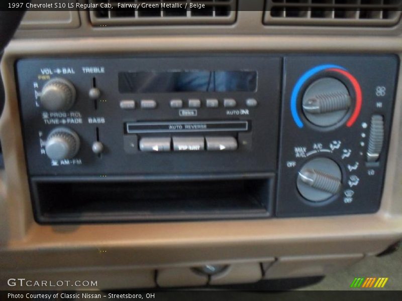 Fairway Green Metallic / Beige 1997 Chevrolet S10 LS Regular Cab