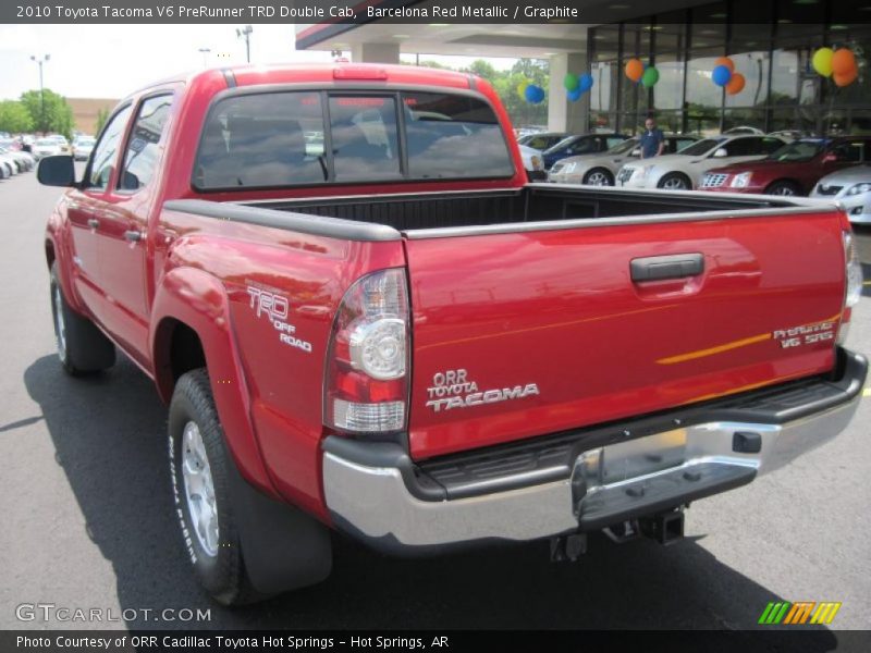Barcelona Red Metallic / Graphite 2010 Toyota Tacoma V6 PreRunner TRD Double Cab