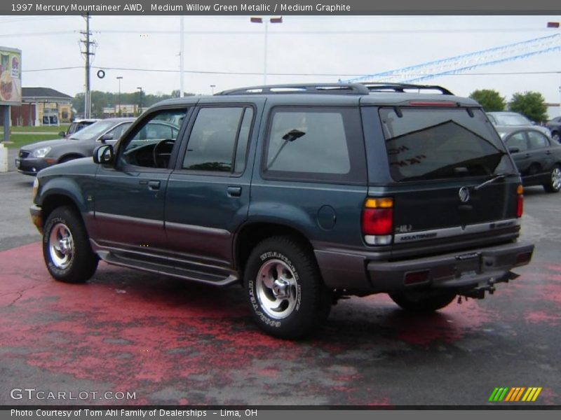 Medium Willow Green Metallic / Medium Graphite 1997 Mercury Mountaineer AWD
