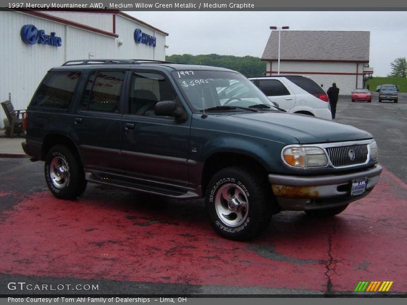 Medium Willow Green Metallic / Medium Graphite 1997 Mercury Mountaineer AWD