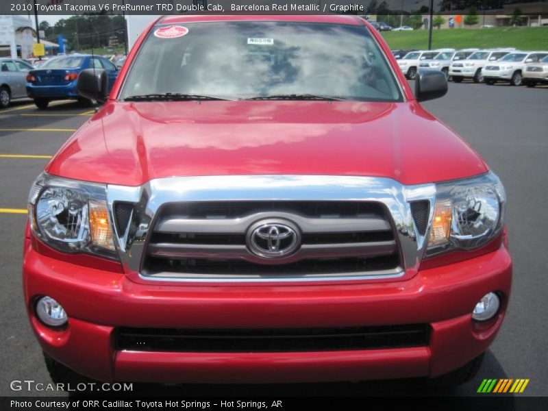 Barcelona Red Metallic / Graphite 2010 Toyota Tacoma V6 PreRunner TRD Double Cab