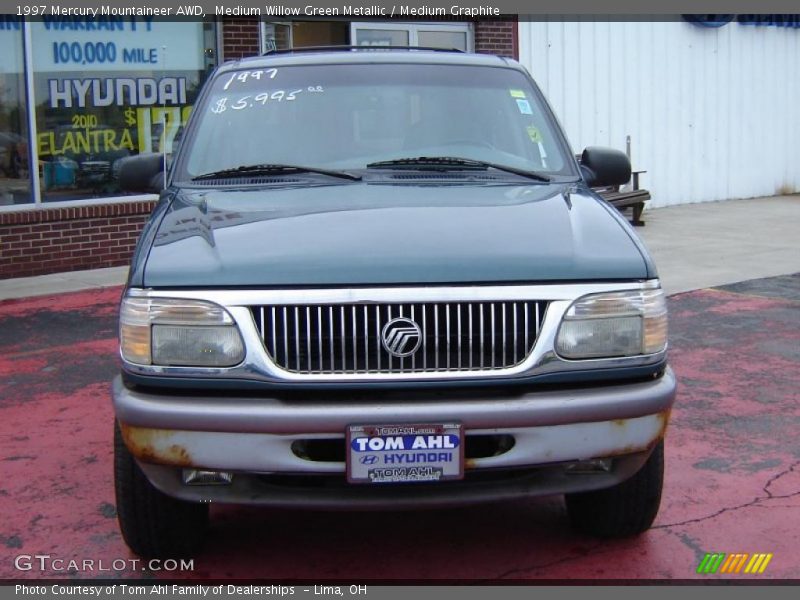 Medium Willow Green Metallic / Medium Graphite 1997 Mercury Mountaineer AWD