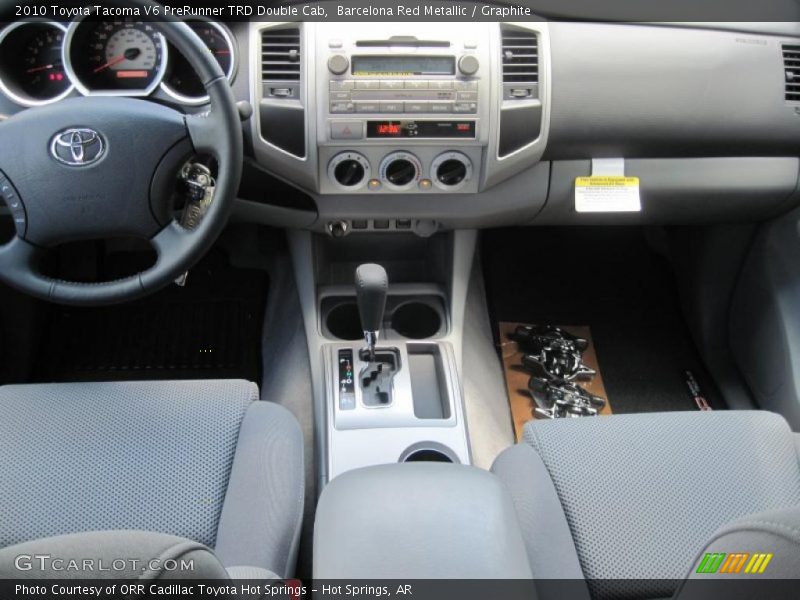 Barcelona Red Metallic / Graphite 2010 Toyota Tacoma V6 PreRunner TRD Double Cab