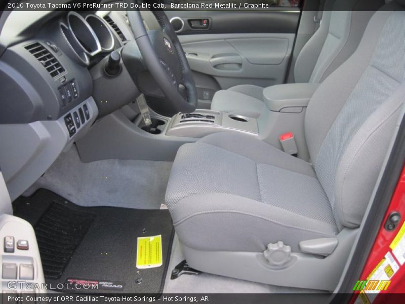 Barcelona Red Metallic / Graphite 2010 Toyota Tacoma V6 PreRunner TRD Double Cab