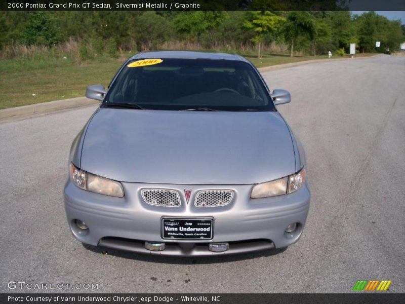 Silvermist Metallic / Graphite 2000 Pontiac Grand Prix GT Sedan