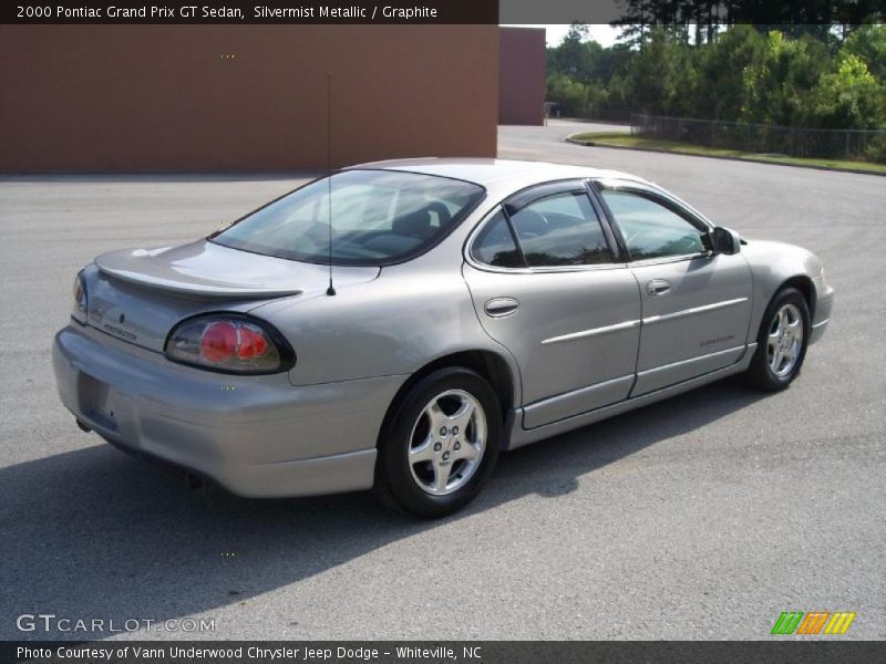 Silvermist Metallic / Graphite 2000 Pontiac Grand Prix GT Sedan