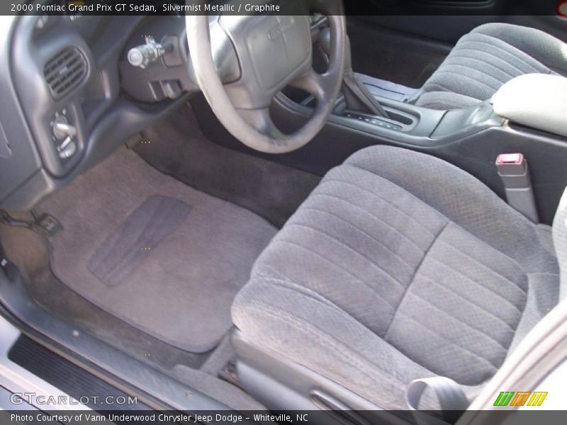 Silvermist Metallic / Graphite 2000 Pontiac Grand Prix GT Sedan