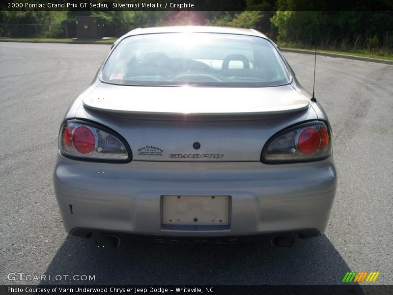 Silvermist Metallic / Graphite 2000 Pontiac Grand Prix GT Sedan