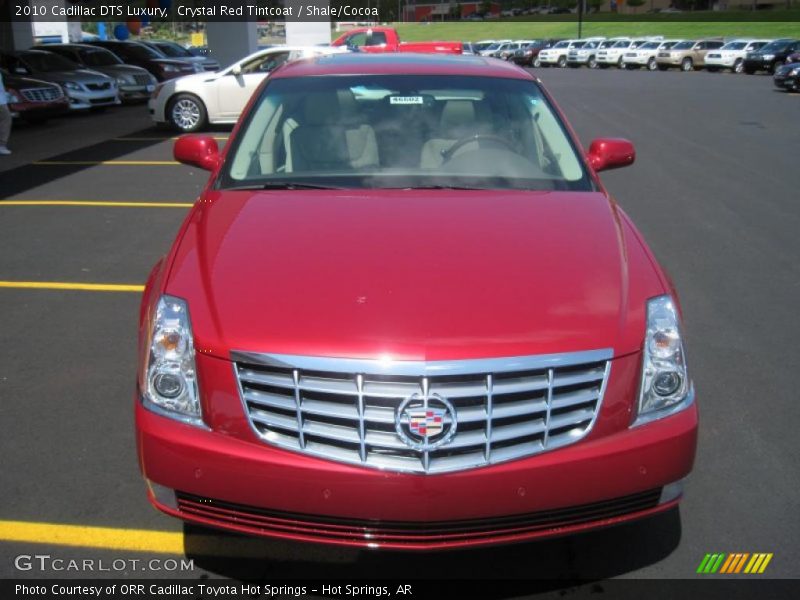 Crystal Red Tintcoat / Shale/Cocoa 2010 Cadillac DTS Luxury