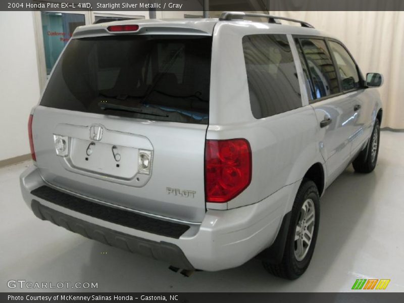 Starlight Silver Metallic / Gray 2004 Honda Pilot EX-L 4WD