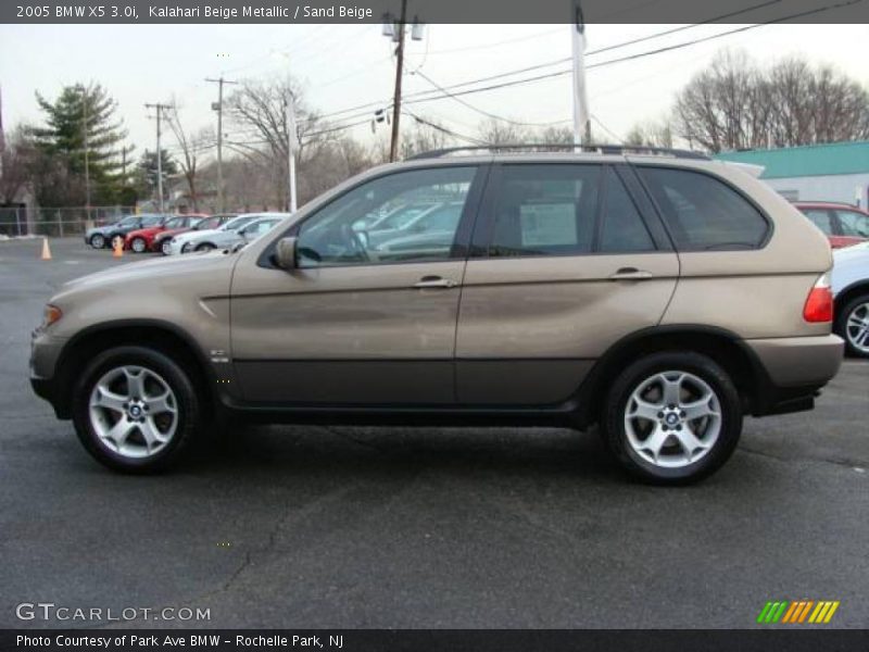 Kalahari Beige Metallic / Sand Beige 2005 BMW X5 3.0i