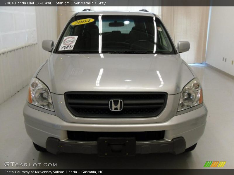 Starlight Silver Metallic / Gray 2004 Honda Pilot EX-L 4WD