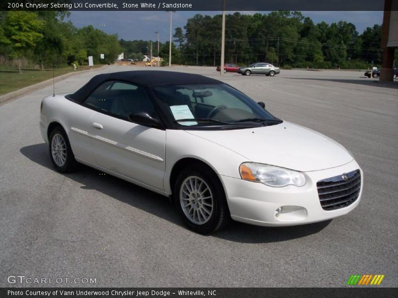 Stone White / Sandstone 2004 Chrysler Sebring LXi Convertible