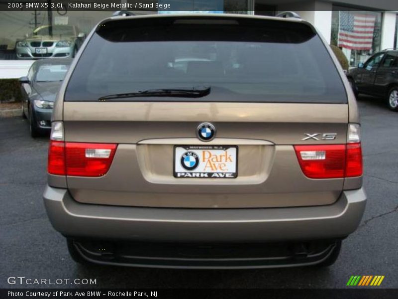 Kalahari Beige Metallic / Sand Beige 2005 BMW X5 3.0i
