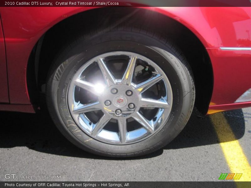 Crystal Red Tintcoat / Shale/Cocoa 2010 Cadillac DTS Luxury