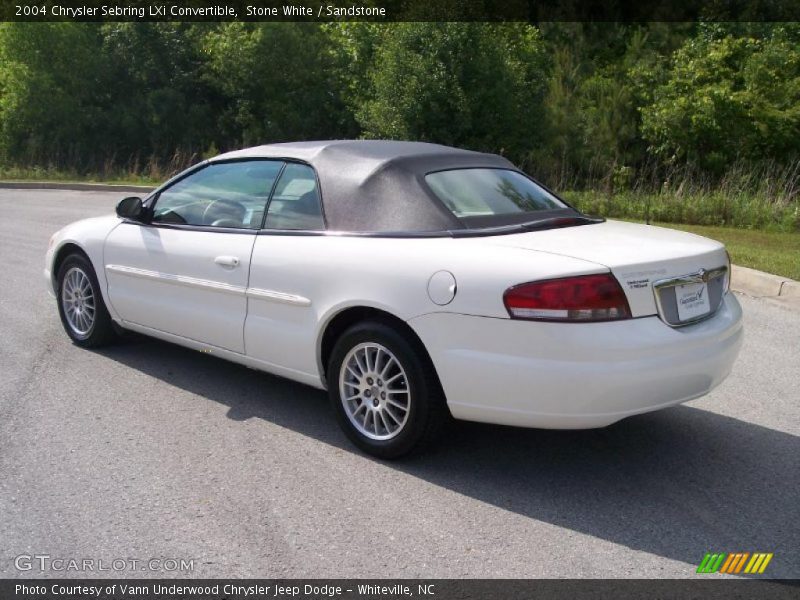 Stone White / Sandstone 2004 Chrysler Sebring LXi Convertible