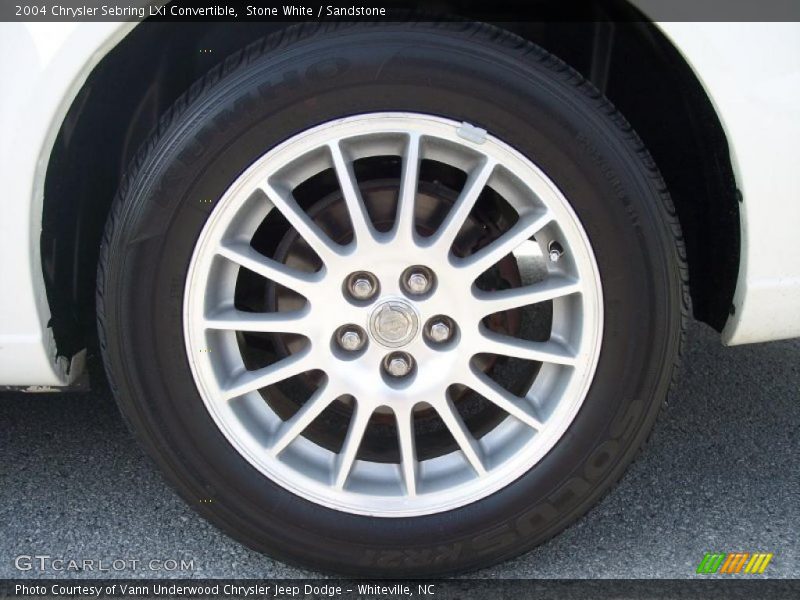 Stone White / Sandstone 2004 Chrysler Sebring LXi Convertible