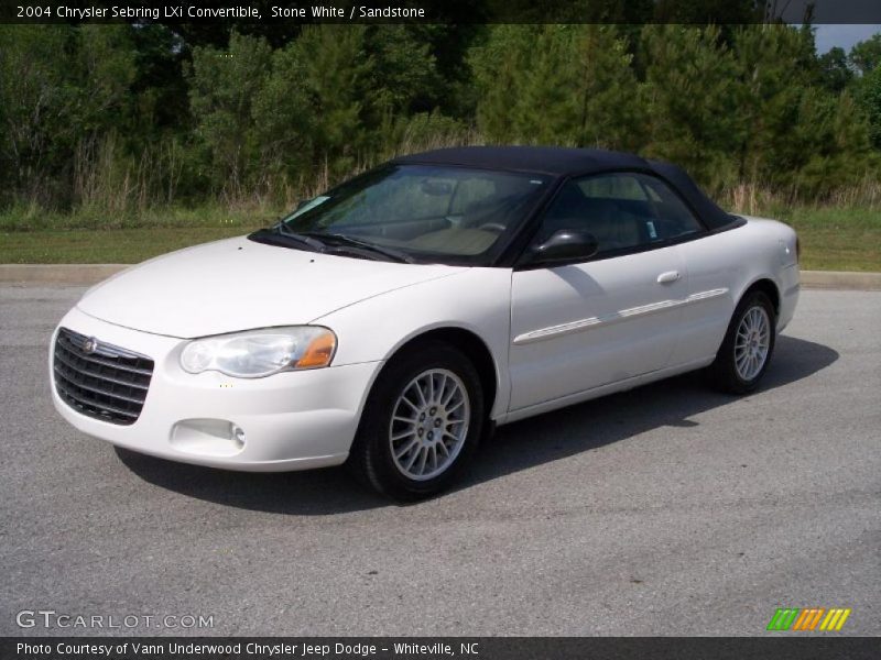 Stone White / Sandstone 2004 Chrysler Sebring LXi Convertible