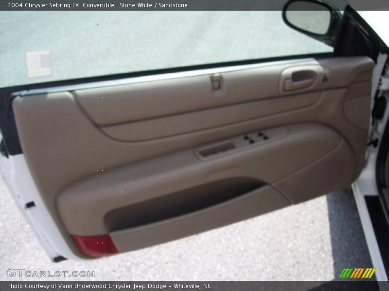 Stone White / Sandstone 2004 Chrysler Sebring LXi Convertible